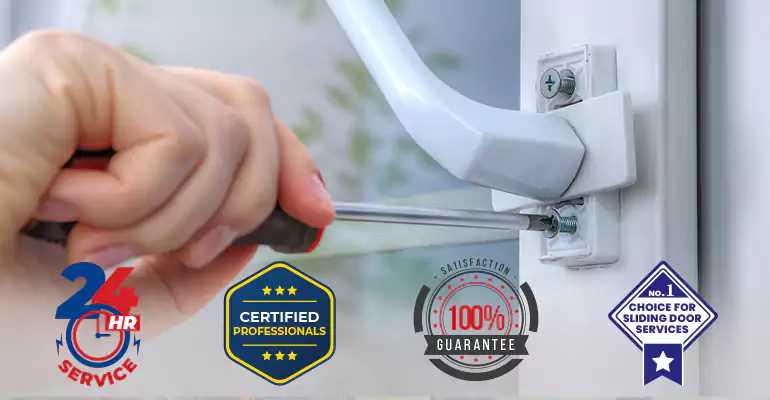 Broken Patio Door Handle Repair in Hialeah