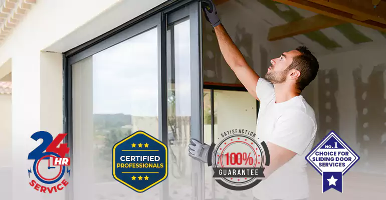 Sliding Glass Door Track Repair Service in Hialeah